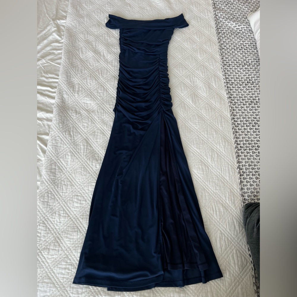 Lulus Floor-a Length Off the Shoulder Dress